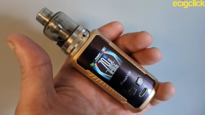 Freemax Maxus Max 168W Kit hand check pic