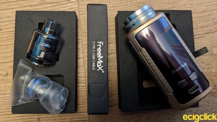 Freemax Maxus Max 168W kit unboxed image