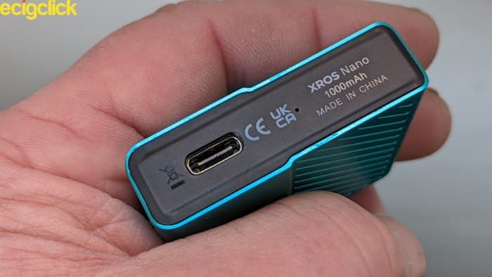 Vaporesso Xros Nano pod kit type C usb charging port image