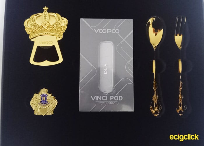 voopoo vinci pod royal edition reviewers pack