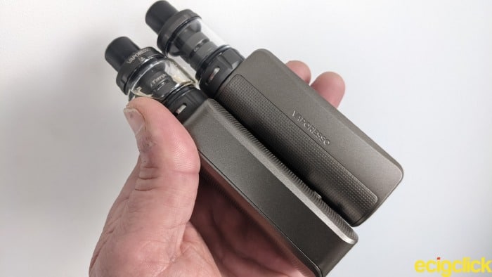 Vaporesso Gen 200 kit with Vaporesso Gen 80 S side view image