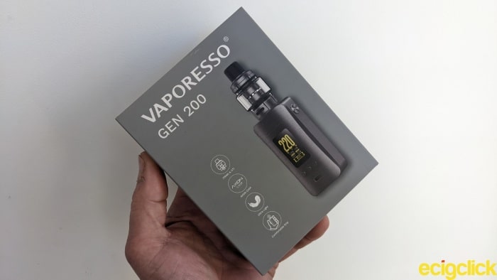 Vaporesso Gen 200 kit boxed image