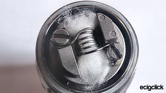 Wotofo Gear V2 RTA cotton placed