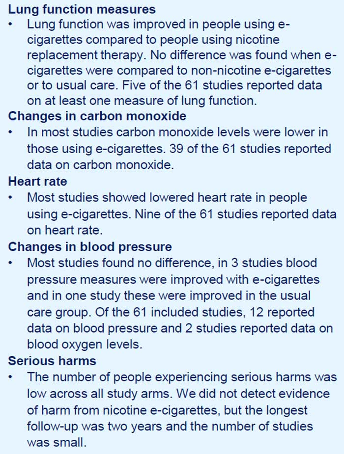 cr review health impact