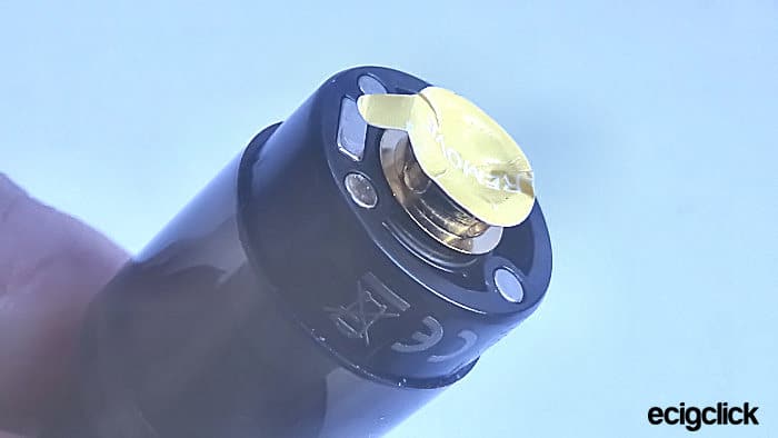 Innokin Sceptre Tube sticker on coil