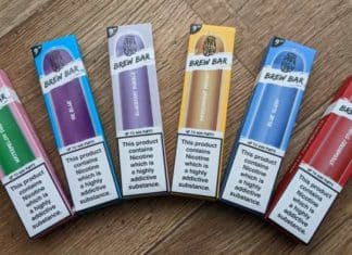 Ohm Brew Brew Bar disposable e-cig range image
