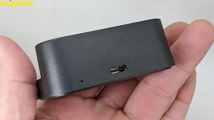 Ayr vape kit USB connector on dock image