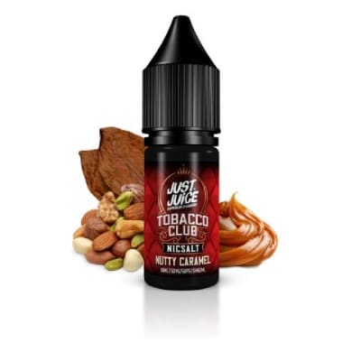 Just Juice Tobacco Club range Nutty Caramel