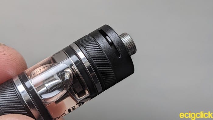 JustFog Q16FF starter kit showing adjustable airflow in mid position image