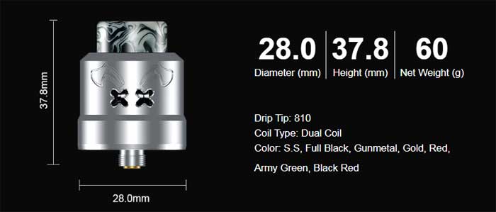 dead rabbit max specs