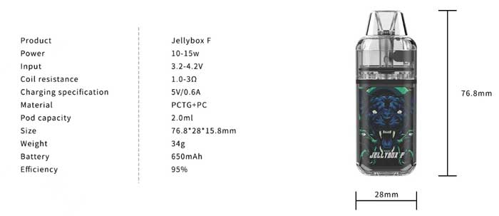 jellybox f specs
