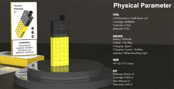 podyssey specs