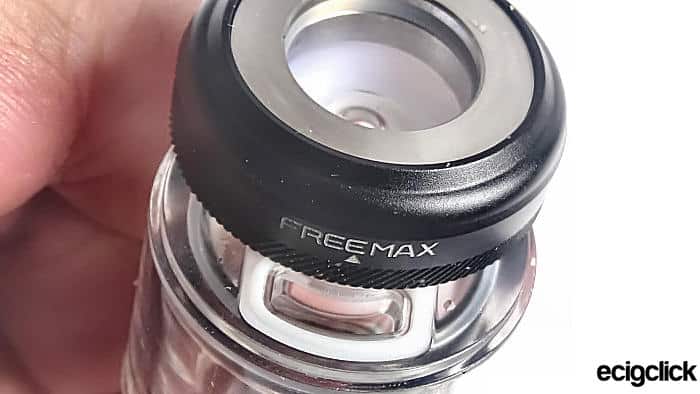 Freemax Marvos X fill port open crc
