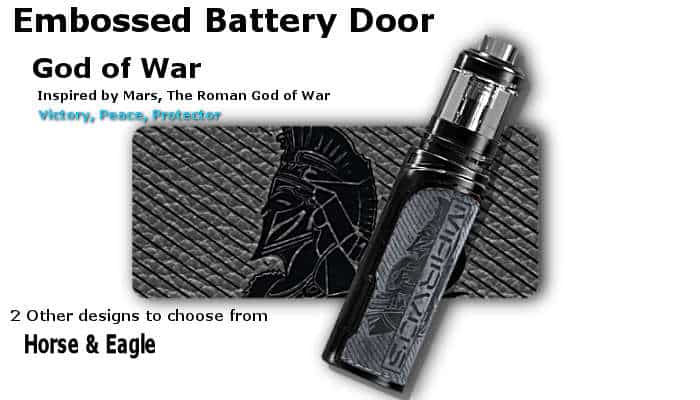 Freemax Marvos X battery door details