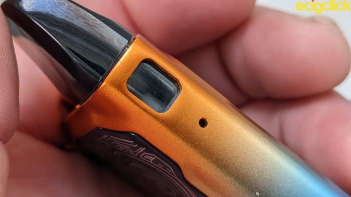 Uwell Caliburn GK2 Pod Kit showing juice level window