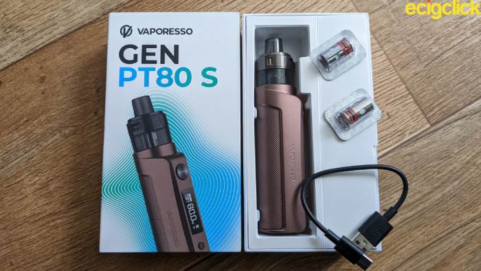 Vaporesso Gen PT80S unboxed image