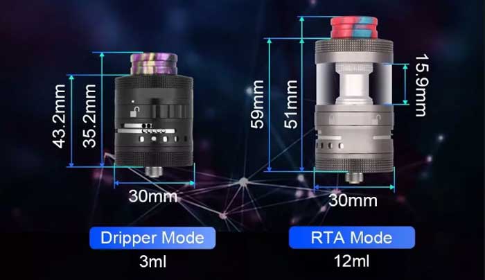 aromamizer plus v3 rdta specs