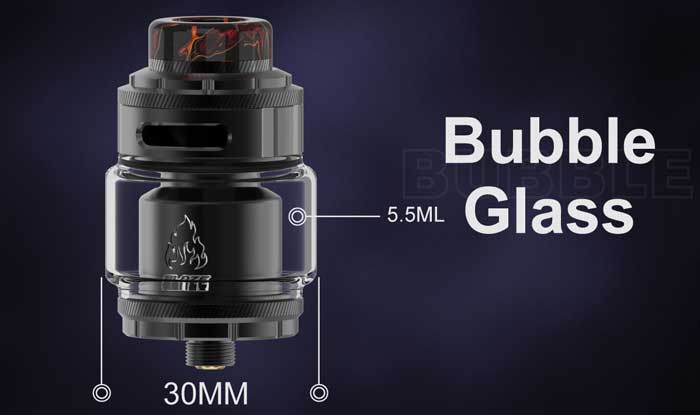 blaze rta bubble glass