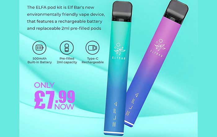 cheap elf bar elfa pod kit