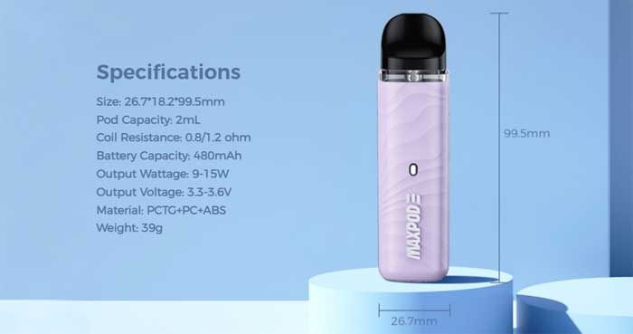 maxpod 3 specs