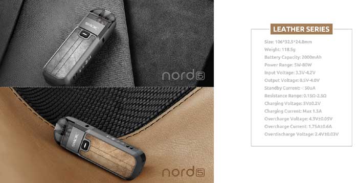 nord 5 leather specs