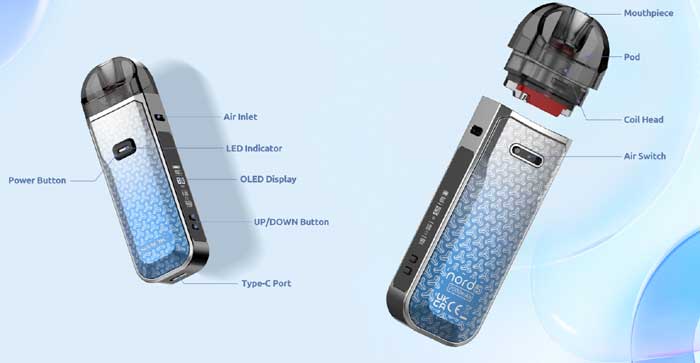 smok nord 5 components