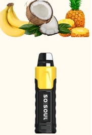 So Soul X7000 disposable pod mod Pineapple Banana Coconut