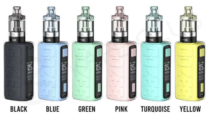 Innokin Gozee Kit tpd colours available