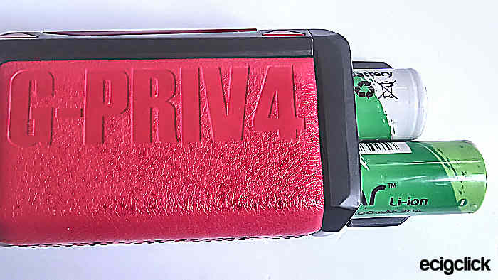 Smok G-Priv 4 Kit battery placement