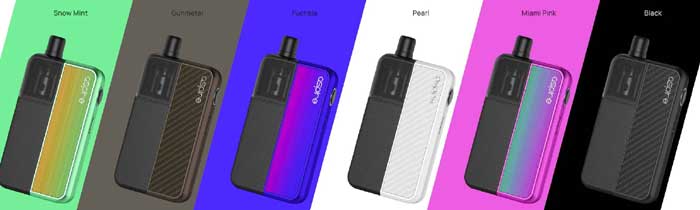 Aspire Flexus Blok pod kit colour schemes