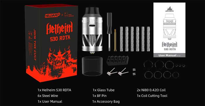 helheim s30 rdta contents