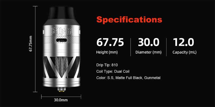 helheim s30 rdta specs