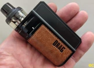 Voopoo Drag E60 pod kit hand check pic