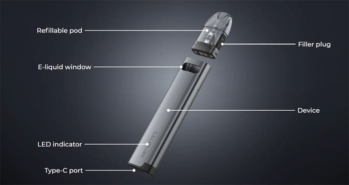 caliburn a2s components