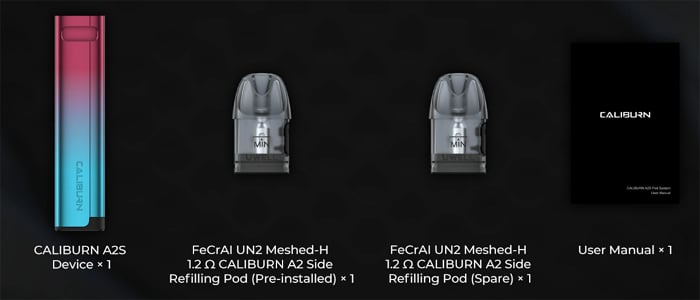 caliburn a2s contents