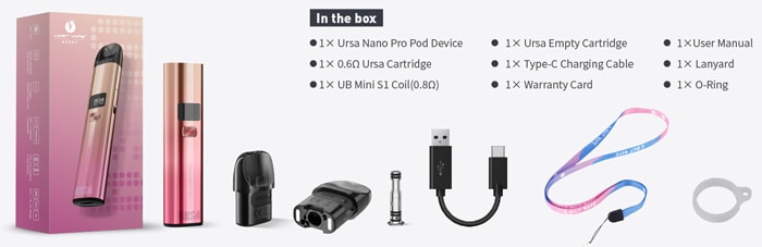 ursa nano pro contents