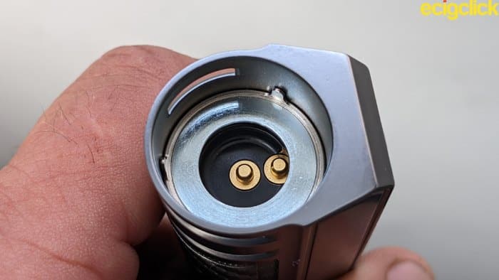 Pod connectivity of the Voopoo Drag H80 S pod kit