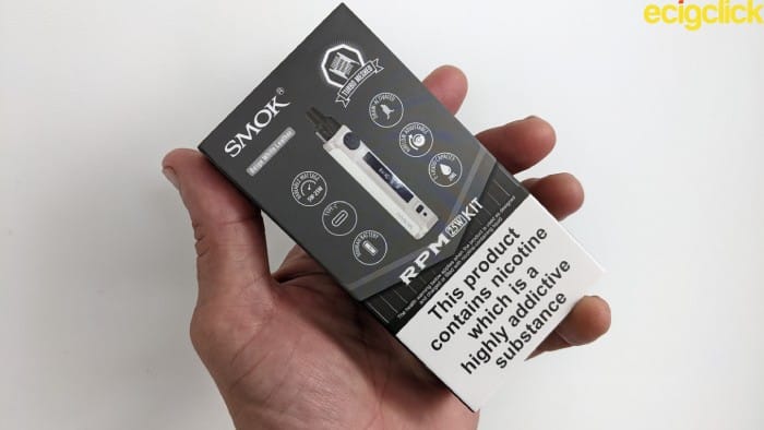 Smok RPM 25W pod mod boxed image