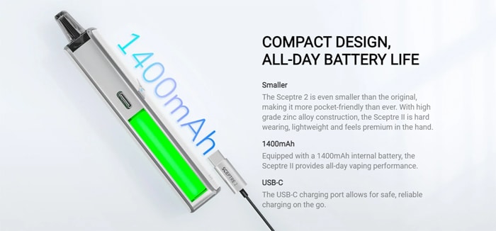 sceptre 2 battery