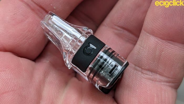 Fill port on the Aspire RIIL X pod