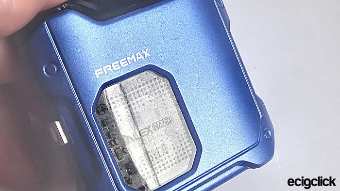 Freemax Galex Nano advertising screen