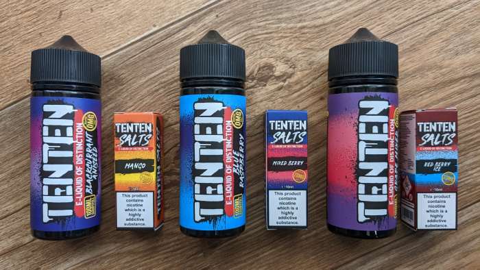 Ten Ten e-liquid range main pic