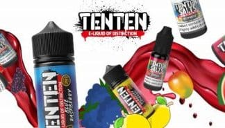 Ten Ten Web banner e-liquid range