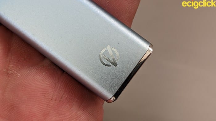 Vaporesso logo on side of the XROS 3 pod kit