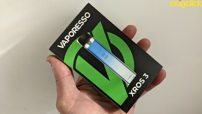 Vaporesso XROS 3 boxed image