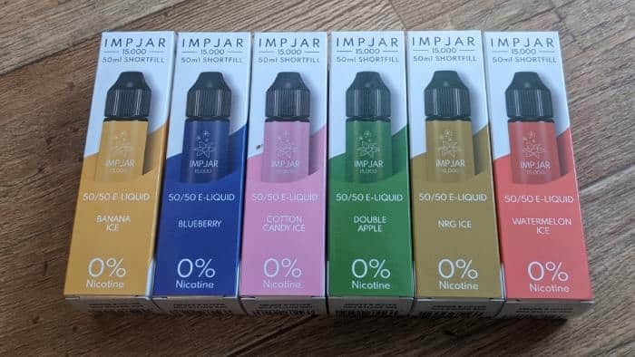 Imp Jar 5050 e-liquid range