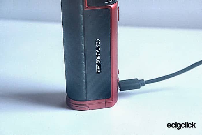 Lost Vape Centaurus Q80 on charge