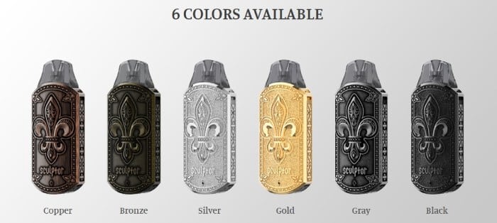 Uwell Sculptor colour schemes