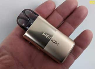 Geek Vape Wenax U Pod Kit hand check pic