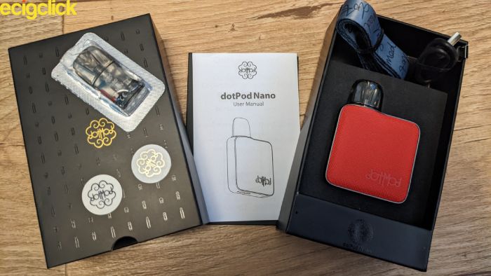 DotPod Nano what's in the box